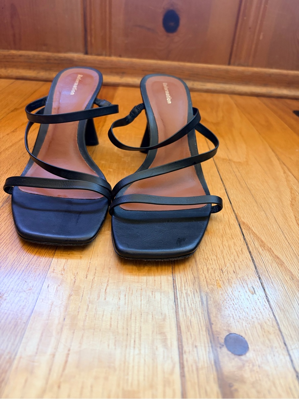 Reformation Strapy Heeled Sandals